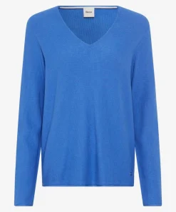 Damen Brax Strickpullover mit V-Ausschnitt