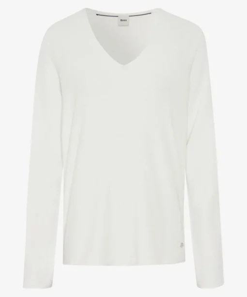 Damen Brax Strickpullover mit V-Ausschnitt