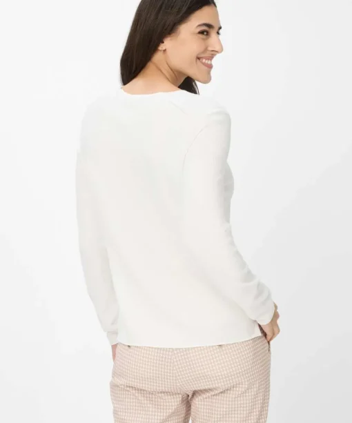 Damen Brax Strickpullover mit V-Ausschnitt