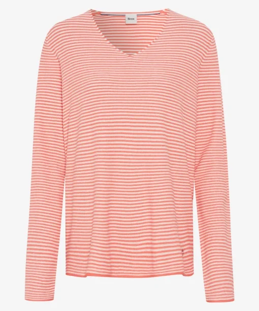 Damen Brax Strickpullover mit V-Ausschnitt