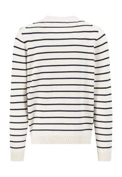 Herren Fynch-Hatton Strickpullover R-Neck Supersoft Striped