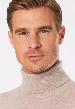Herren Carnabys Strickpullover Rollkragen Cashmere