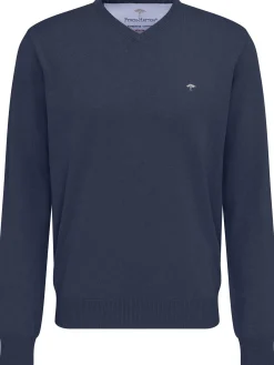 Herren Fynch-Hatton Strickpullover V-Neck 1/1 Arm