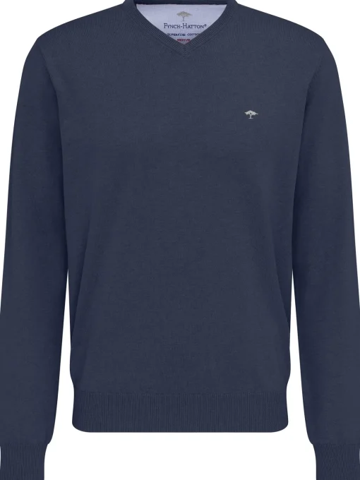 Herren Fynch-Hatton Strickpullover V-Neck 1/1 Arm