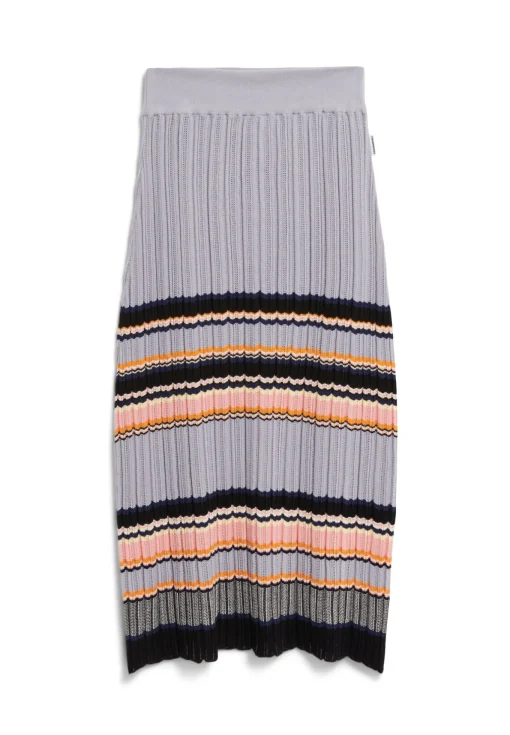 Damen armedangels Strickrock aus Bio-Baumwolle MINNAA STRIPES