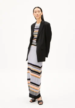 Damen armedangels Strickrock aus Bio-Baumwolle MINNAA STRIPES