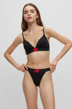 Damen Hugo Red String mit rotem Logo