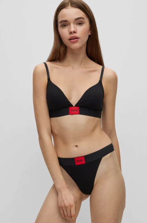 Damen Hugo Red String mit rotem Logo