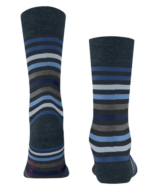 Herren Falke Strümpfe Tinted Stripe SO