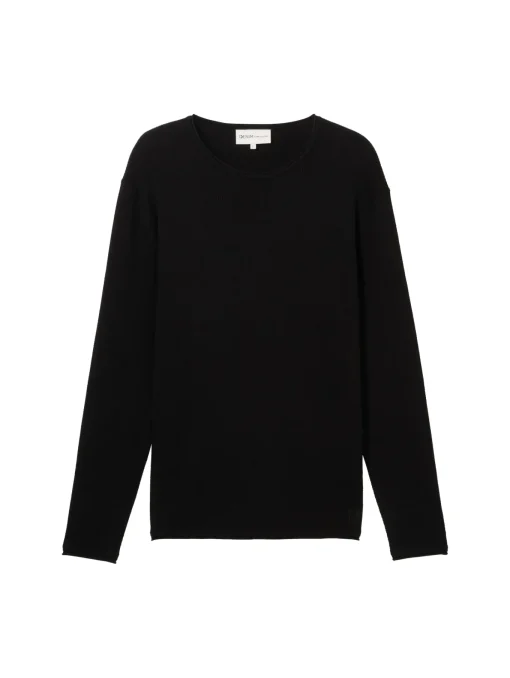 Herren Tom Tailor Denim Strukturierter Pullover