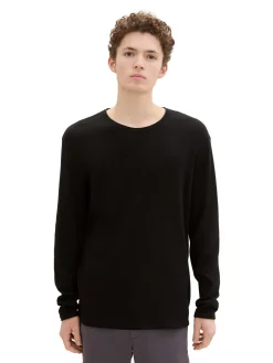 Herren Tom Tailor Denim Strukturierter Pullover