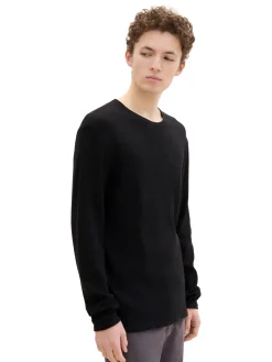 Herren Tom Tailor Denim Strukturierter Pullover