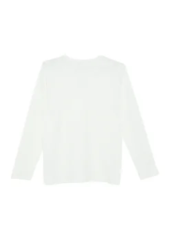 Kinder s.Oliver Strukturiertes Langarmshirt mit Frontprint