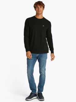 Herren Tommy Jeans Strukturiertes Langarmshirt