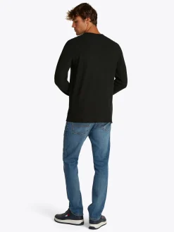 Herren Tommy Jeans Strukturiertes Langarmshirt