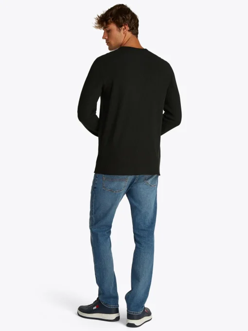Herren Tommy Jeans Strukturiertes Langarmshirt