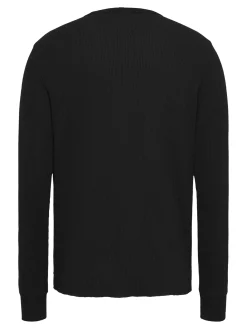 Herren Tommy Jeans Strukturiertes Langarmshirt