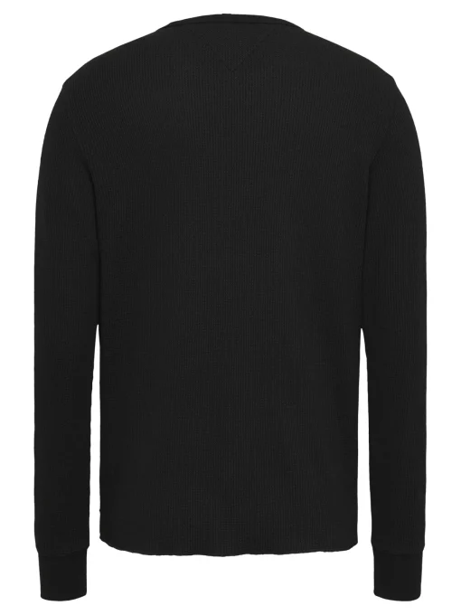 Herren Tommy Jeans Strukturiertes Langarmshirt
