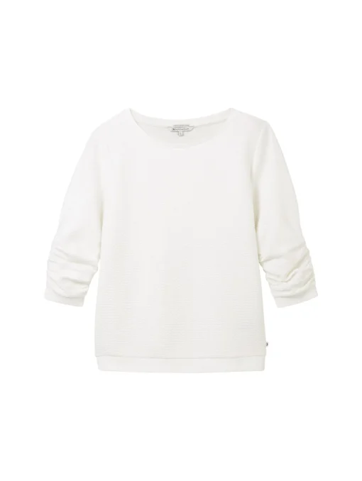 Damen Tom Tailor Denim Strukturiertes Sweatshirt