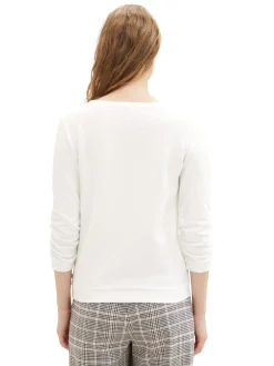 Damen Tom Tailor Denim Strukturiertes Sweatshirt