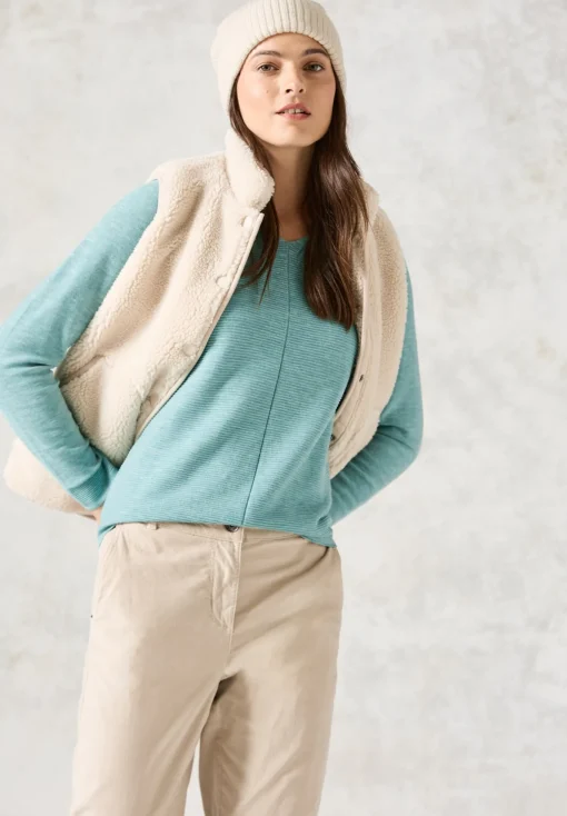 Damen Cecil Strukturmix-Pullover