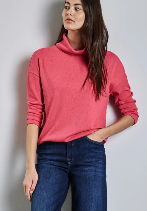 Damen Street One Strukturshirt