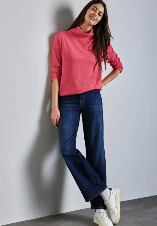 Damen Street One Strukturshirt