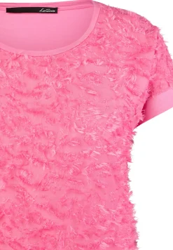 Damen Lecomte Stylisches T-Shirt mit Textur