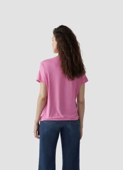 Damen Lecomte Stylisches T-Shirt mit Textur