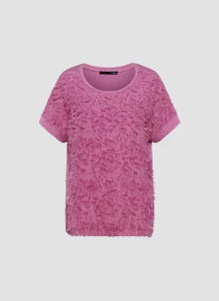 Damen Lecomte Stylisches T-Shirt mit Textur