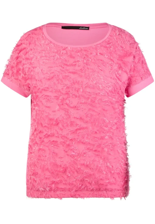Damen Lecomte Stylisches T-Shirt mit Textur