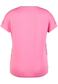 Damen Lecomte Stylisches T-Shirt mit Textur