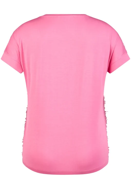 Damen Lecomte Stylisches T-Shirt mit Textur