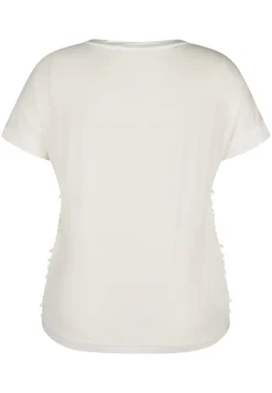 Damen Lecomte Stylisches T-Shirt mit Textur