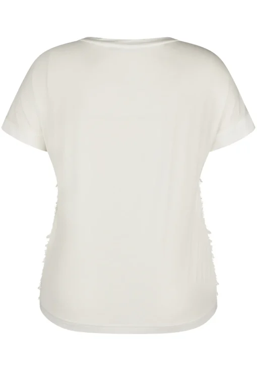 Damen Lecomte Stylisches T-Shirt mit Textur