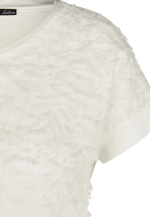 Damen Lecomte Stylisches T-Shirt mit Textur