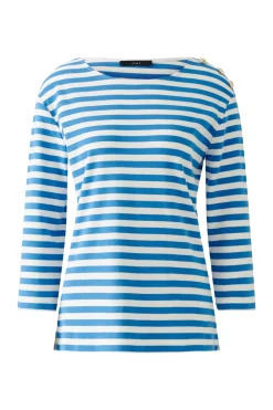 Damen Oui SUNALA T-Shirt reine Baumwolle