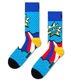 Damen Happy Socks Super Dad Sock