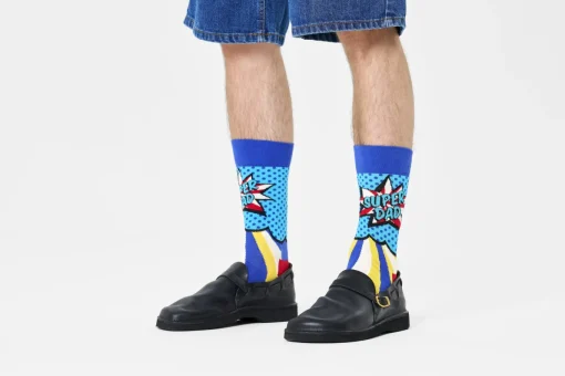 Damen Happy Socks Super Dad Sock