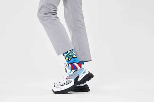 Damen Happy Socks Super Dad Sock