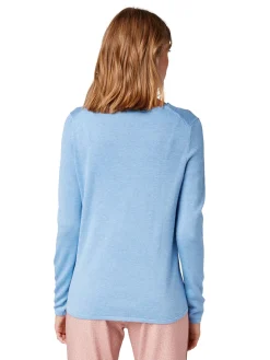 Damen Tom Tailor Sweater mit V-Ausschnitt
