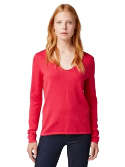 Damen Tom Tailor Sweater mit V-Ausschnitt