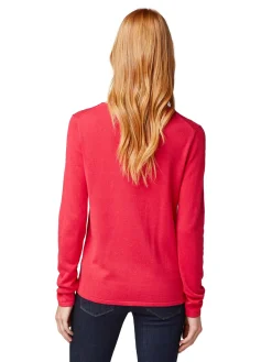 Damen Tom Tailor Sweater mit V-Ausschnitt