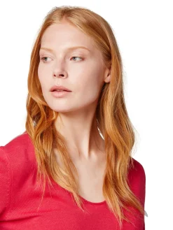 Damen Tom Tailor Sweater mit V-Ausschnitt