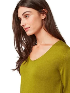 Damen Tom Tailor Sweater mit V-Ausschnitt