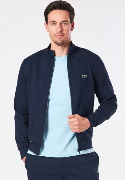 Herren Lacoste Sweatjacke aus aufgerautem Fleece