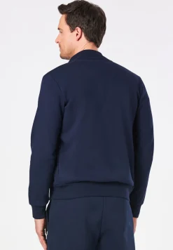 Herren Lacoste Sweatjacke aus aufgerautem Fleece