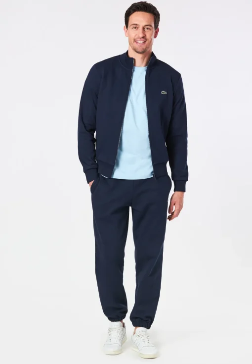 Herren Lacoste Sweatjacke aus aufgerautem Fleece