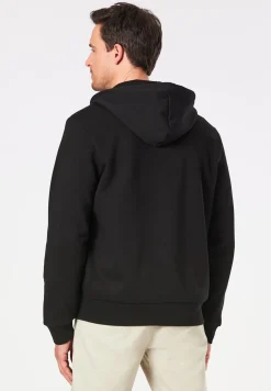 Herren Lacoste Sweatjacke mit Kängurutasche aus Fleece