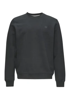 Herren s.Oliver Sweatshirt aus Baumwollmix mit Logo-Detail